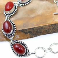 Crn 170c bracelet cornaline carnelian achat vente bijoux argent 925