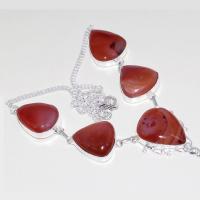 Crn 171a collier parure sautoir cornaline carnelian achat vente bijoux argent 925