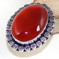 Crn 173a bague medievale t55 cornaline carnelian achat vente bijou pierre taillee lithitherapie