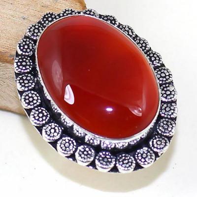 Crn 173a bague medievale t55 cornaline carnelian achat vente bijou pierre taillee lithitherapie