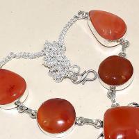 Crn 180c collier parure sautoir cornaline carnelian achat vente bijoux zthnique argent 925