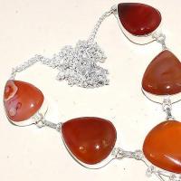 Crn 181c collier parure sautoir cornaline carnelian achat vente bijoux zthnique argent 925