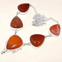 Crn 181d collier parure sautoir cornaline carnelian achat vente bijoux zthnique argent 925