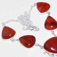 Crn 183c collier parure sautoir cornaline carnelian achat vente bijoux zthnique argent 925