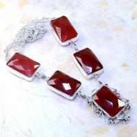 Crn 189a collier parure sautoir cornaline carnelian achat vente bijoux zthnique argent 925