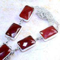 Crn 189b collier parure sautoir cornaline carnelian achat vente bijoux zthnique argent 925