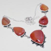 Crn 194a collier parure sautoir cornaline carnelian achat vente bijoux argent 925