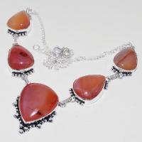 Crn 194d collier parure sautoir cornaline carnelian achat vente bijoux argent 925