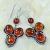 Crn 208a boucles oreilles pendants cornaline carnelian achat vente bijoux argent 925