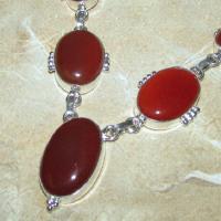 Crn 209b collier parure sautoir cornaline carnelian achat vente bijoux argent 925