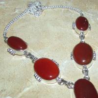 Crn 209c collier parure sautoir cornaline carnelian achat vente bijoux argent 925