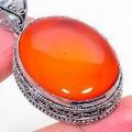 Crn 337c pendentif pendant 17gr 25x35mm cornaline carnelian achat vente bijoux argent 925