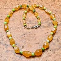 Ct 0015c collier parure sautoir perles de citrine turquoise achat vente argent 925
