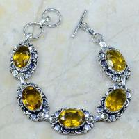 Ct 0017a bracelet citrine argent 925 achat vente