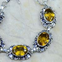 Ct 0017b bracelet citrine argent 925 achat vente