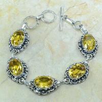 Ct 0033a bracelet citrine argent 925 bijoux achat vente