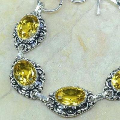 Ct 0033a bracelet citrine argent 925 bijoux achat vente