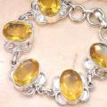 Ct 00532b bracelet citrine lemon citron doree argent 925 bijoux achat vente