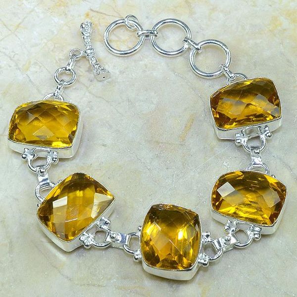 Ct 0053c bracelet citrine argent 925 bijoux achat vente