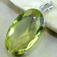 Ct 0055b pendentif pendant citrine argent 925 bijoux achat vente