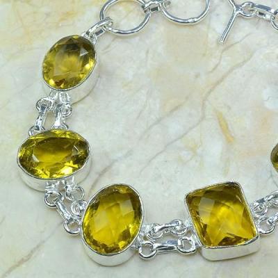 Ct 0058a bracelet citrine argent 925 bijoux achat vente 1
