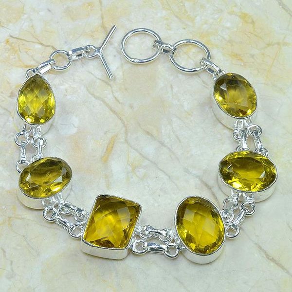 Ct 0058c bracelet citrine argent 925 bijoux achat vente