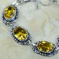 Ct 0063b bracelet citrine argent 925 bijoux achat vente