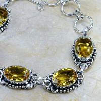 Ct 0064b bracelet citrine argent 925 bijoux achat vente