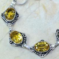 Ct 0065b bracelet citrine argent 925 bijoux achat vente