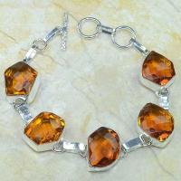 Ct 0069c bracelet citrine orange madere argent 925 bijoux achat vente 1