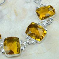 Ct 0078c bracelet citrine orange madere argent 925 bijoux achat vente