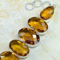 Ct 0079c bracelet citrine orange madere argent 925 bijoux achat vente