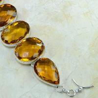 Ct 0079d bracelet citrine orange madere argent 925 bijoux achat vente