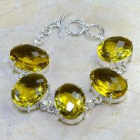 Ct 0111d bracelet citrine citron lemon argent 925 bijoux achat vente