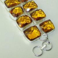 Ct 0118c bracelet citrine citron or doree argent 925 bijoux achat vente