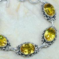 Ct 0121b bracelet citrine citron or doree argent 925 bijoux achat vente