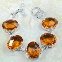 Ct 0129d bracelet citrine orange argent 925 bijoux achat vente