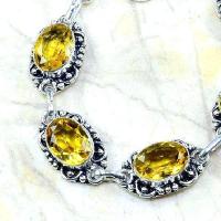 Ct 0193b bracelet citrine orange madere argent 925 bijoux achat vente 1
