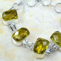 Ct 0269b bracelet citrine lemon citron vert argent 925 bijoux achat vente
