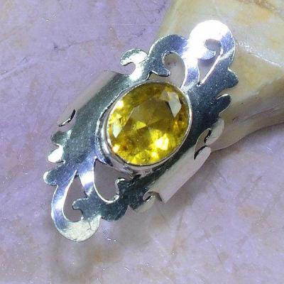 Ct 0455a bague t56 chavaliere citrine orange ambre argent 925 bijoux achat vente