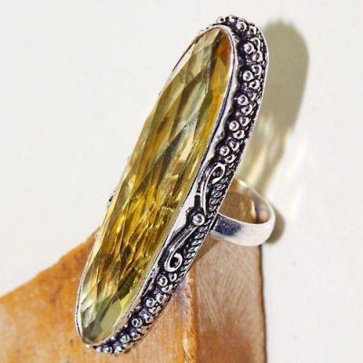 Ct 0463b bague chevaliere t56 citrine lemon doree medievale argent 925 bijoux achat vente