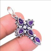 Cx 3133a croix pendentif crucufix 6gr 25x30gr amethyste bijoux achat vente argent 925