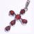 Cx 3140a croix pendentif pendant grenat 3gr 5mm medievale achat vente bijou argent 926