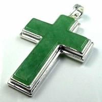 Cx 3190b croix chretienne 70mm crucifix 35x50mm turquoise verte pendant achat vente