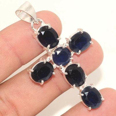 Cx 3194a croix pendentif crucufix onyx noir 7gr 30x40mm gothique vempire bijoux achat vente