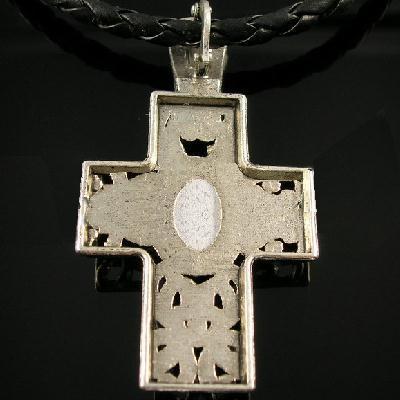 Cx 3204a pendentif croix crucufix strass bijou achat vente argent 925