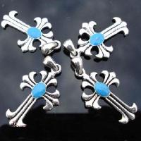 Cxd 002b croix cretienne crucifix jesus christ insigne pelerin 