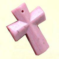 Cxt 104b croix chretienne thulite crucifix achat vente bijou religieux 1