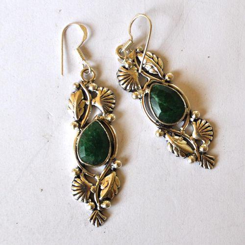 Em 0117 boucles pendants oreilles 60mm 10x15mm argent925 2