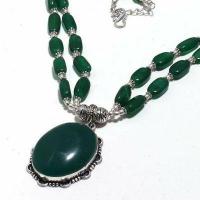 Em 0135a collier parure sautoir emeraudes 28x35mmmm 23gr 63cm achat vente bijoux argent 925 2